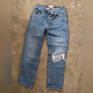 Abercrombie & Fitch Curve Love The Dad High Rise Jean 30L/10L